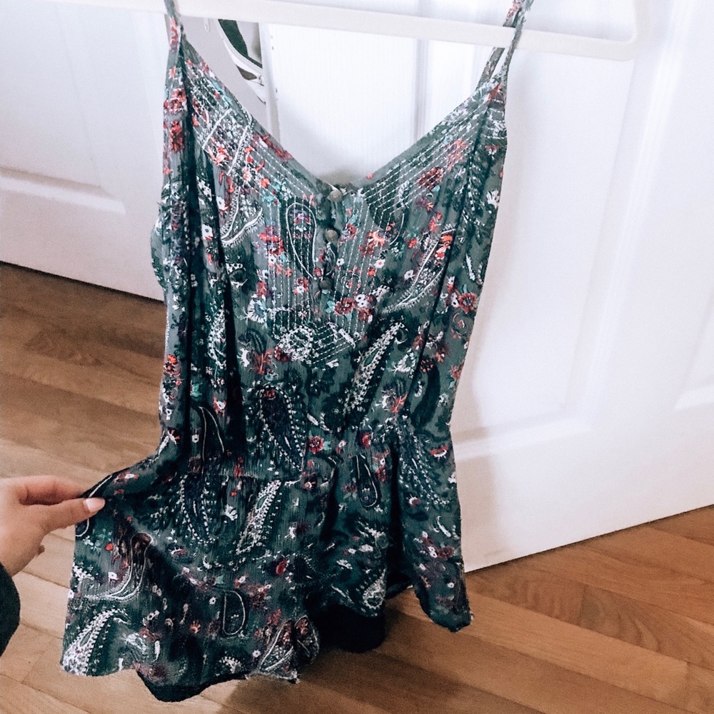 Blue American Eagle Romper
